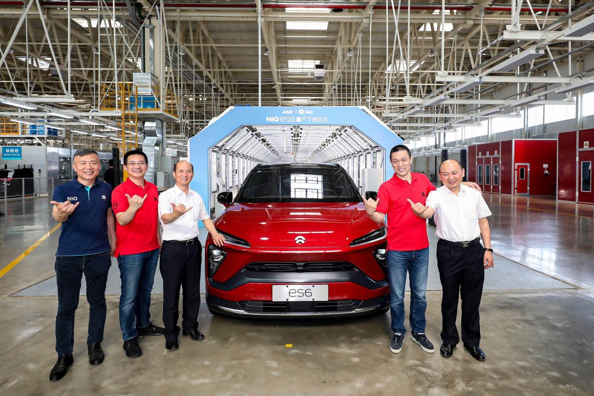 肇慶動力受邀出席蔚來ES6量產下線儀式